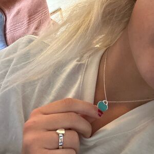 Tiffany Silver Heart Pendant Necklace’s REAL. MY EX GOT IT FOR ME LOL